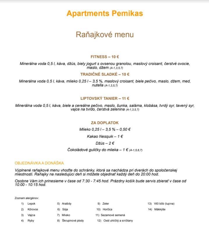 Apartments Pemikas II Liptovský Mikuláš Екстериор снимка